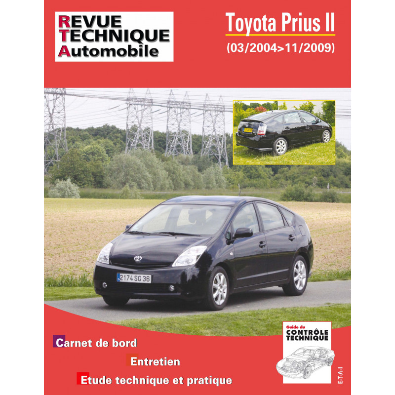 Rta Papier Toyota Prius Ii Hayon Portes