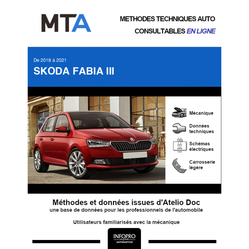 Mta Skoda Fabia Iii Phase Hayon Portes