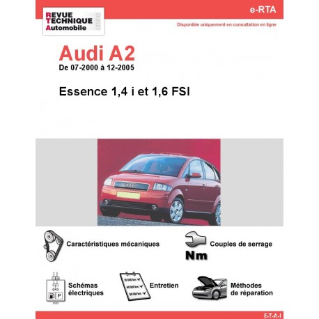 Revue Technique Audi A Essence Rta Site Officiel Etai