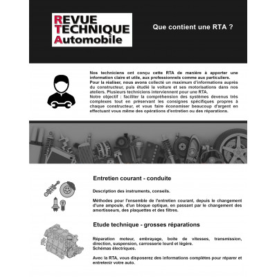RTA-PAPIER RENAULT MEGANE II phase 1 Hayon 3 portes (2002 > 2006)