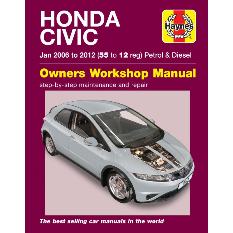 HAYNES-ONLINE HONDA CIVIC VII Phase 1 Hayon 3 Portes (2007 > 2008)