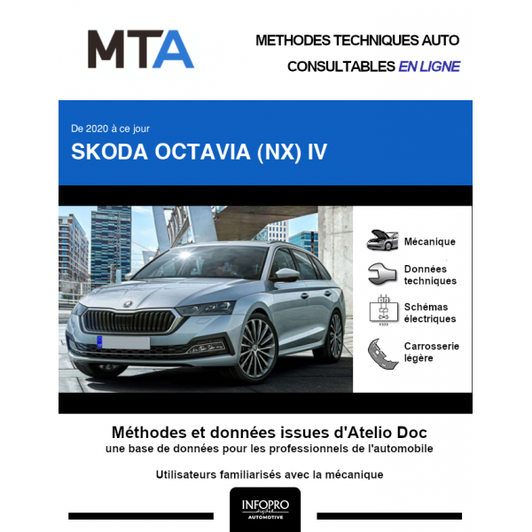 MTA Skoda Octavia IV BREAK 5 portes de 01/2020 à ce jour