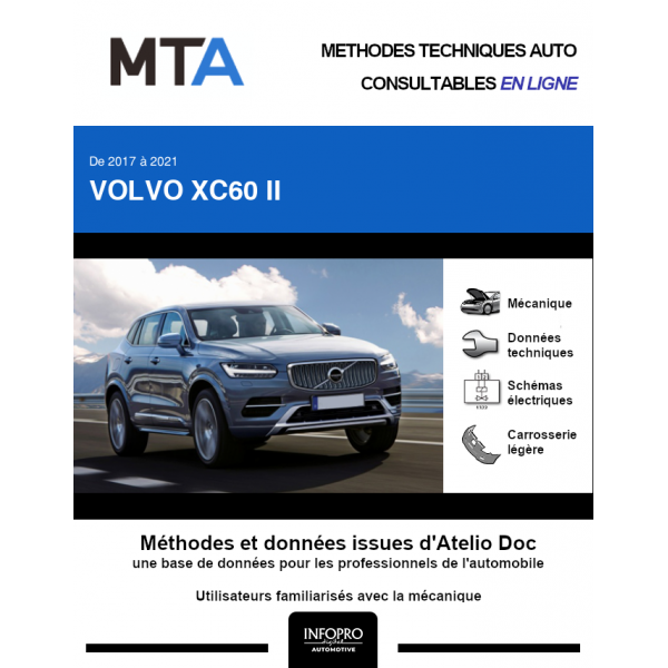 MTA Volvo Xc60 II BREAK 5 portes de 06/2017  ce jour