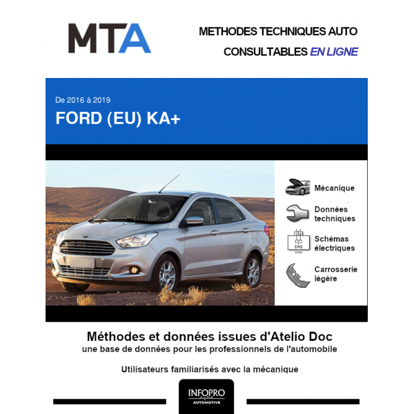 MTA Ford (eu) Ka+ BERLINE 4 portes de 06/2019 à ce jour