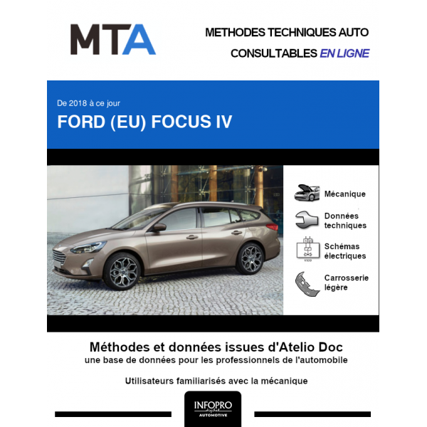 MTA Ford (eu) Focus IV BREAK 5 portes de 07/2018 à ce jour