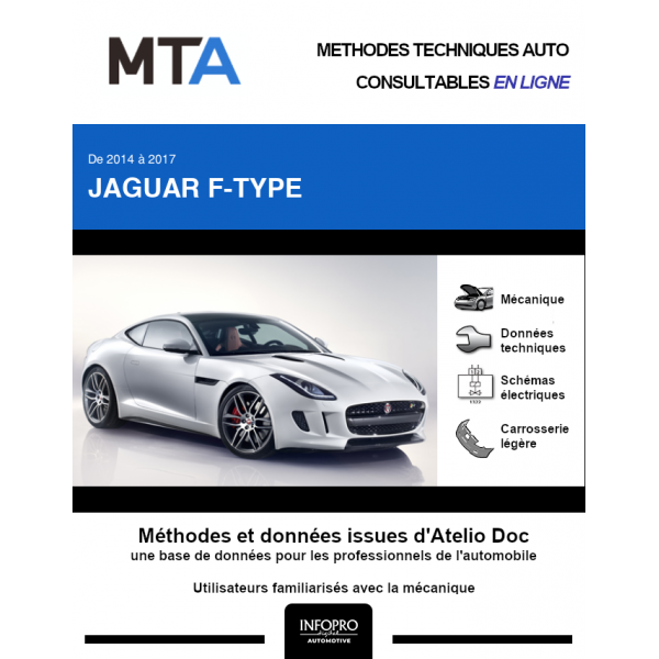 MTA Jaguar F-type COUPE 3 portes de 01/2014 à ce jour