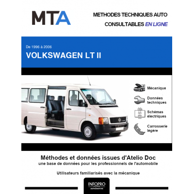 MTA Volkswagen Lt II COMBI 4 portes de 09/1996 à 12/2005