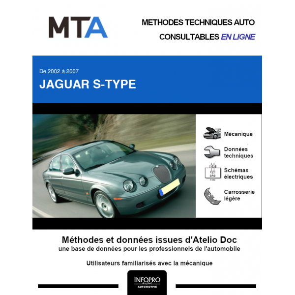 MTA Jaguar S-type BERLINE 4 portes de 01/2002 à 12/2007