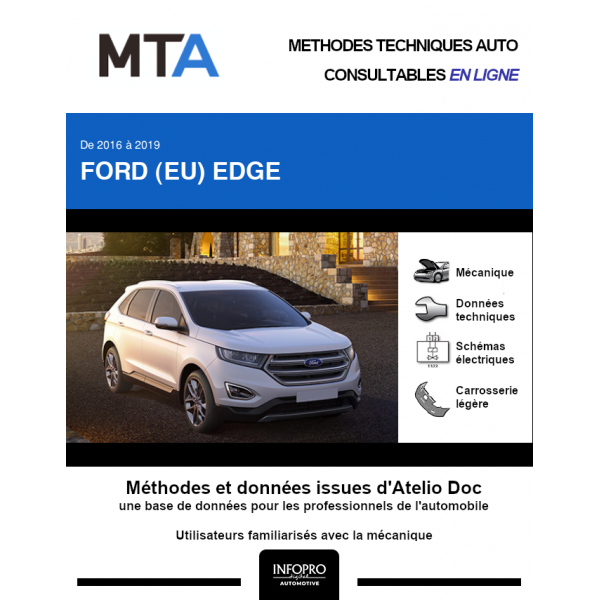 MTA Ford (eu) Edge BREAK 5 portes de 02/2016 à ce jour