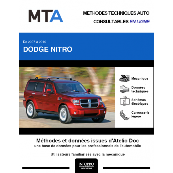 MTA Dodge Nitro BREAK 5 portes de 06/2007  12/2010