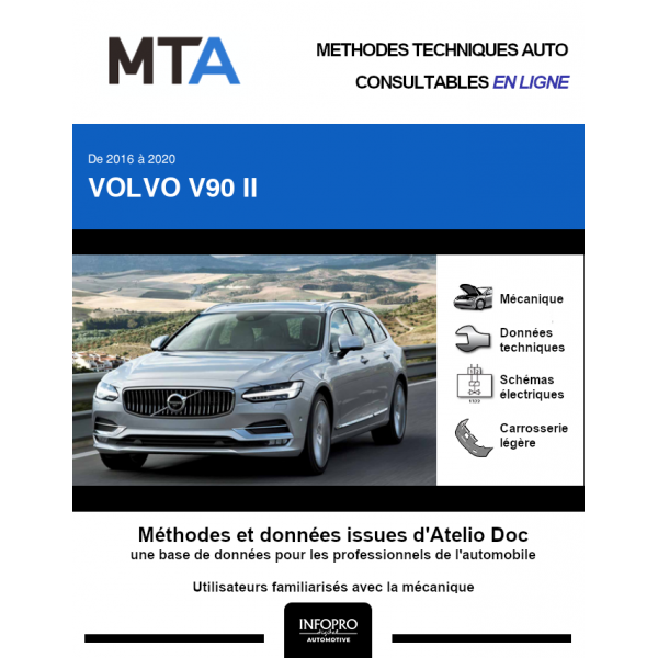 MTA Volvo V90 II BREAK 5 portes de 06/2016 ? ce jour