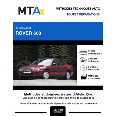 MTA Expert Rover 600 BERLINE 4 portes de 06/1993 à 04/2000