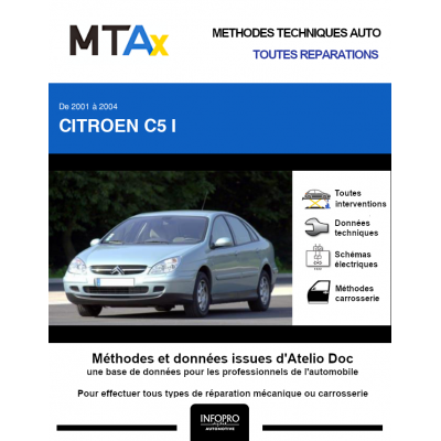 MTA Expert Citroen C5 I HAYON 5 portes de 03/2001 à 09/2004