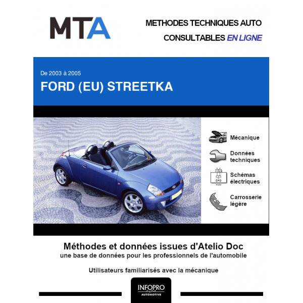 MTA Ford (eu) Streetka CABRIOLET 2 portes de 01/2003  12/2005