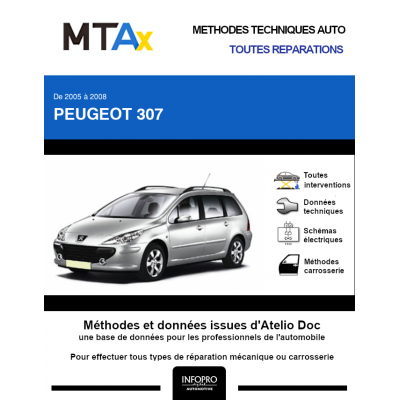 MTA Expert Peugeot 307 BREAK 5 portes de 06/2005 à 03/2008