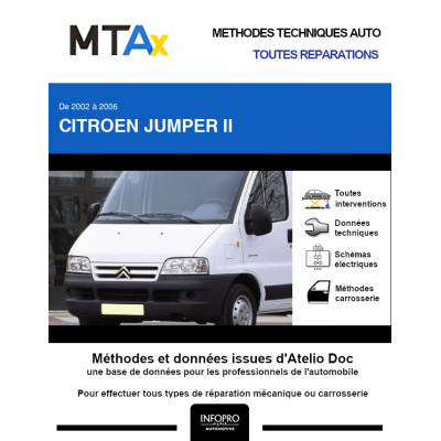 MTA Expert Citroen Jumper II FOURGON 4 portes de 02/2002 à 06/2006