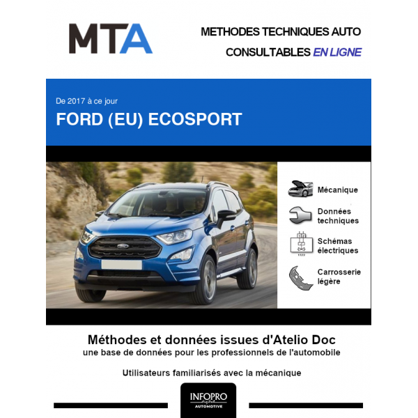 MTA Ford (eu) Ecosport BREAK 5 portes de 10/2017 à ce jour