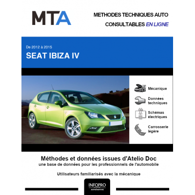 MTA Seat Ibiza IV HAYON 5 portes de 02/2012 à 03/2016