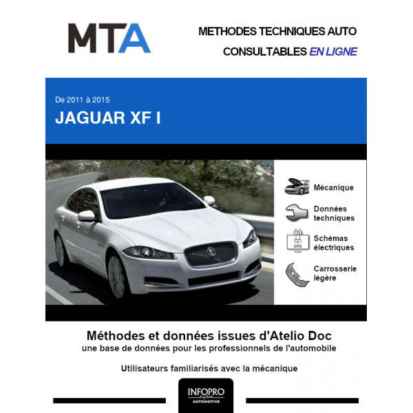 MTA Jaguar Xf I BERLINE 4 portes de 05/2011 à ce jour