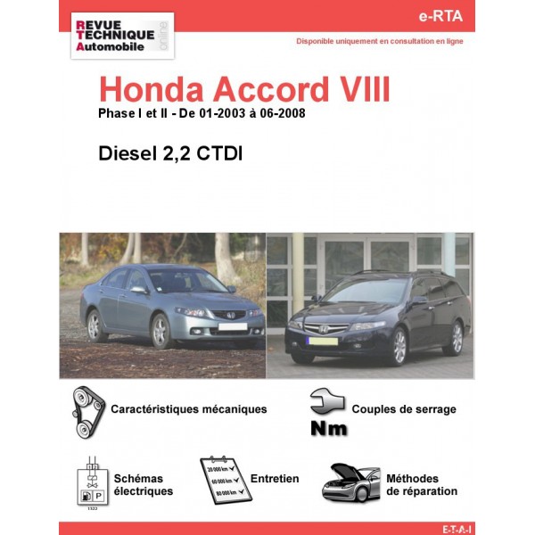 Honda accord tourer diesel service manual