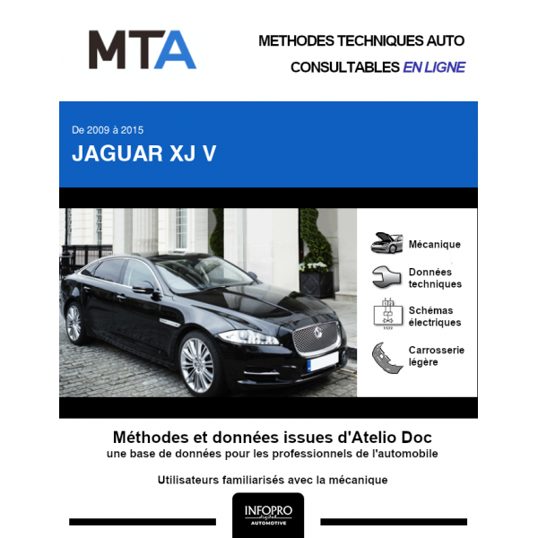 MTA Jaguar Xj V BERLINE 4 portes de 09/2009 à ce jour