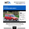 MTA Citroen Berlingo I BREAK 3 portes de 09/1996 à 11/2002