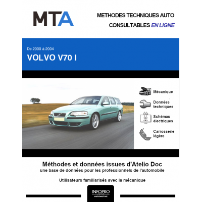 MTA Volvo V70 I BREAK 5 portes de 02/2000 à 06/2004