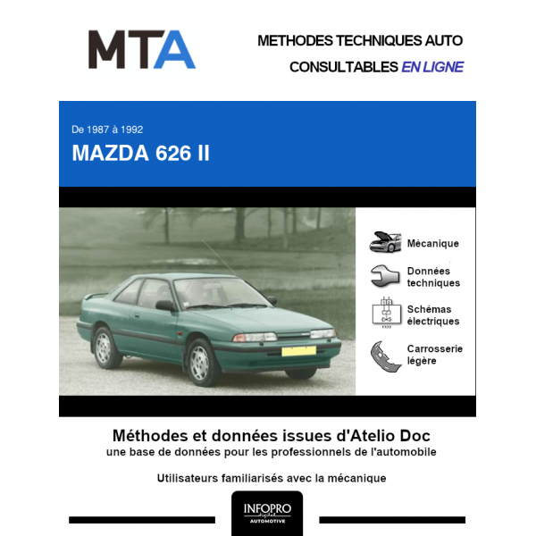 MTA Mazda 626 II COUPE 2 portes de 11/1987 à 01/1992