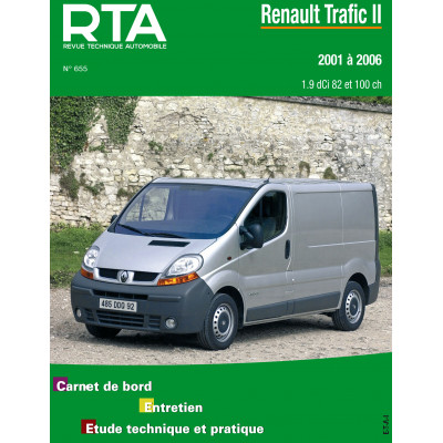 RTA 655 - RENAULT TRAFIC II phase 1 (2001 à 2006)