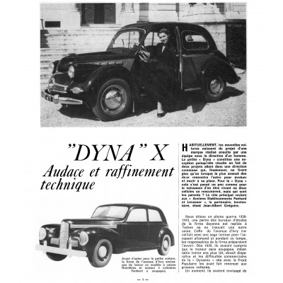 PANHARD DYNA X (1948 à 1955) - Les Archives du Collectionneur n°16