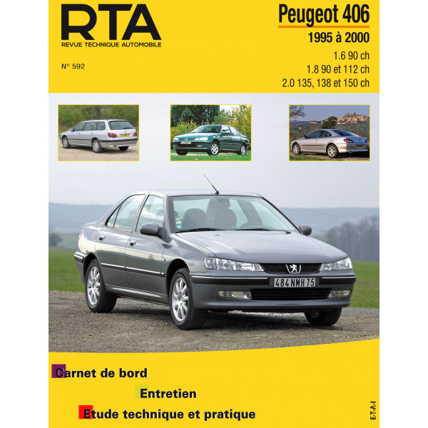 RTA 592 - PEUGEOT 406 essence (1995  2000)