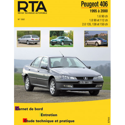 PACK RTA 592 - PEUGEOT 406 essence (1995 à 2000) + PDF