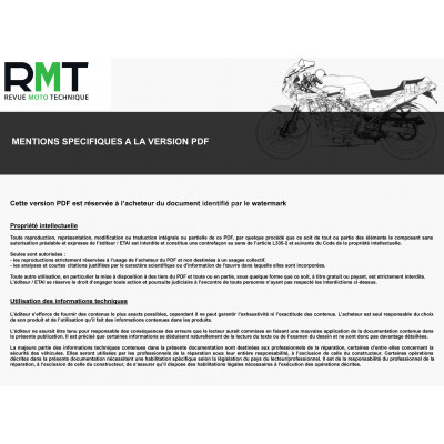 RMT 145 - BMW R1200 GS et RT (2003 à 2007) – YAMAHA / MBK YP125 D et E (2001 à 2007)