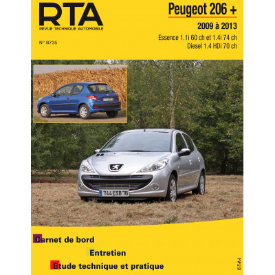 RTA B735 - PEUGEOT 206 + (2009 à 2013)