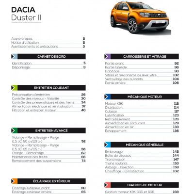 RTA PDF 863 - DACIA DUSTER II 1.5 dCi 90 à 115 ch (2018 à 2021)