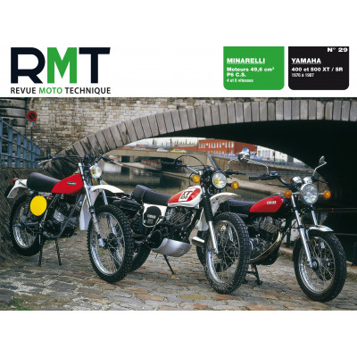 RMT 29 - MINARELLI moteurs P6 C.S. - YAMAHA 400 et 500 XT/SR (1976 à 1987)