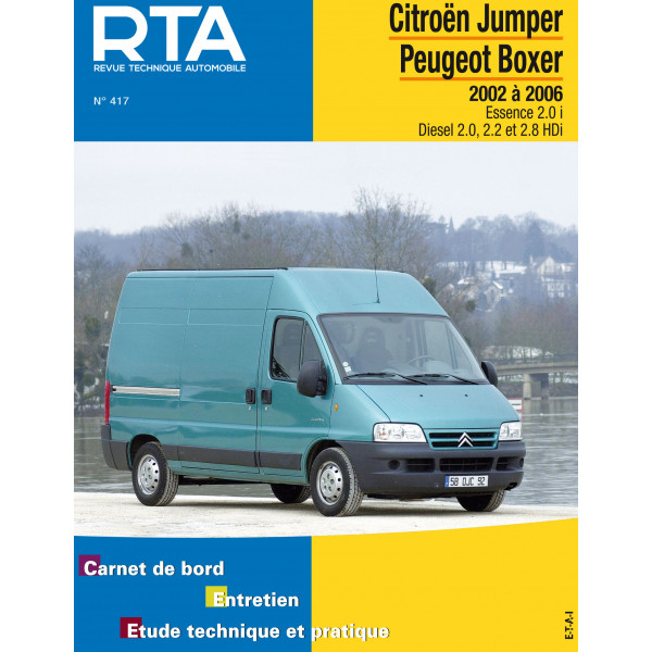 RTA 417 - CITROEN JUMPER et PEUGEOT BOXER II (2002  2006)