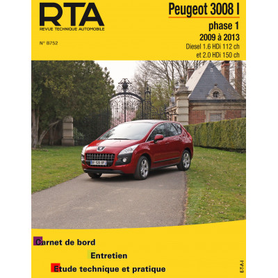 RTA B752 - PEUGEOT 3008 I phase 1 (2009 à 2013)