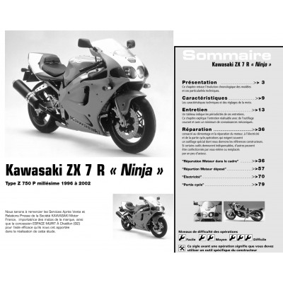 RMT 128 - SUZUKI GSX-R 1000 (2001 et 2002) - KAWASAKI ZX-7R NINJA (1996 à 2002)