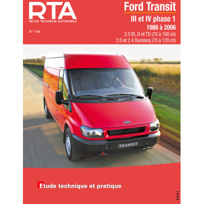 RTA 148 - FORD TRANSIT III et IV (1986 à 2006)