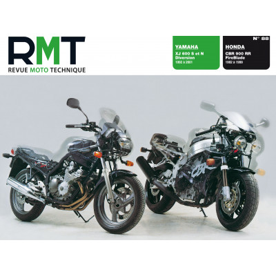 RMT 88 - YAMAHA XJ 600 S et N (1992 à 2001) - HONDA CBR 900 RR (1992 à 1999)