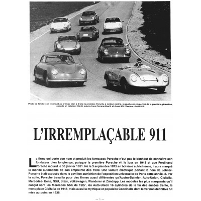 PORSCHE 911 moteurs 2.0 à 2.7 (1963 à 1976) - Les Archives du Collectionneur n°29