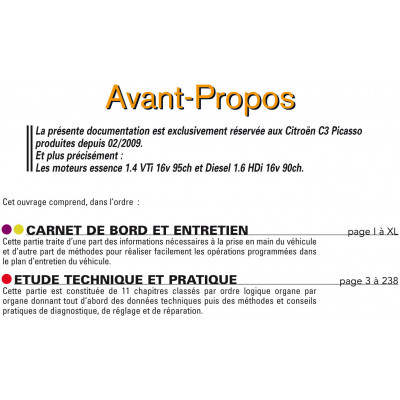 RTA PDF B745 - CITROEN C3 PICASSO phase 1 (2009 à 2012)