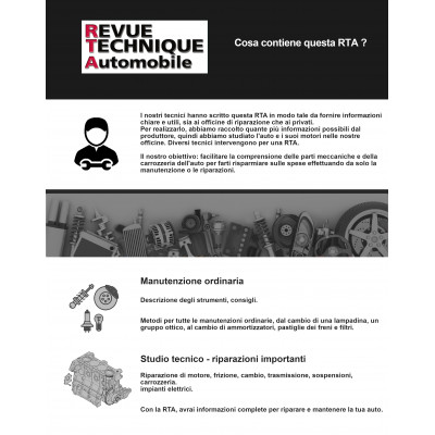 Manuale di Riparazione RTA 159 VOLKSWAGEN GOLF IV (1J) (1998 - 2004) - Diesel