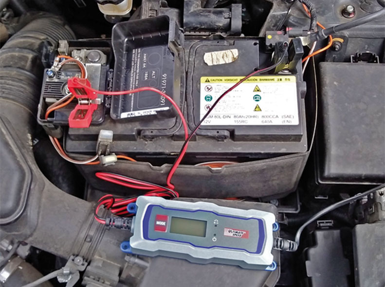 Instructions pour le test de la batterie de voiture